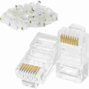 Cat 5e| Cat 6 A RJ 45 Plastic Connectors