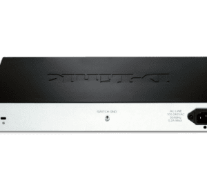D-Link DES-1210-28P 24-Port Fast Ethernet PoE Switch front view with LED indicators