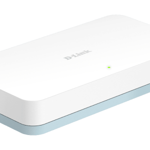Plug-and-play gigabit switch with D-Link green tech
