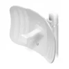 Ubiquiti LiteBeam M5 LBE-M5-23 side view with dish and mount