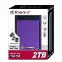 TRANSCEND, External Hard Drive, 2TB, USB 3.0