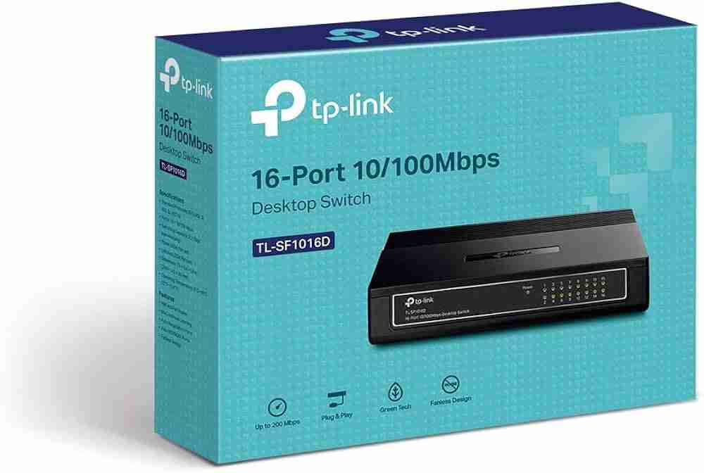 Tplink 16-Port 10/100Mbps Desktop Switch TL-SF1016D