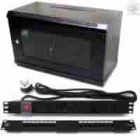 Alternative view of 6u 450mm Deep Wall Mounted Data Cabinet 600mm by 450mm