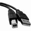 USB High Speed 2.0 to Printer Cable black 5 meters