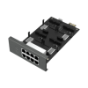 Expansion board with 4 module slots for PBX