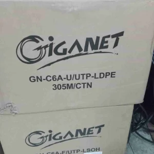 Giganet Cat6 UTP Outdoor Cable black jacket 305M coil