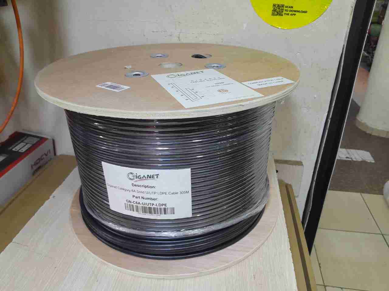 Outdoor-grade Giganet Category 6 cable for Gigabit Ethernet