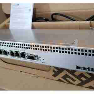 Mikrotik RB1100AHx4 Dude Edition Front View in Rackmount