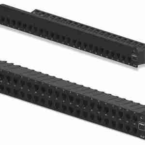 Siemon Z6AS-PNL-U48K ZMAX 48 PORT 6A SHIELDED PATCH PANEL 1 RMS BLACK