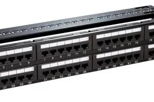 Ethernet patch panel for rack