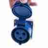 16 Amp 3 Pin Industrial Plug+Socket 220-250V Weatherproof IP44 2P+E 3Phase 16A