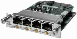 Cisco 4-Port 10/100 EtherSwitch High Speed WIC Card – HWIC-4ESW