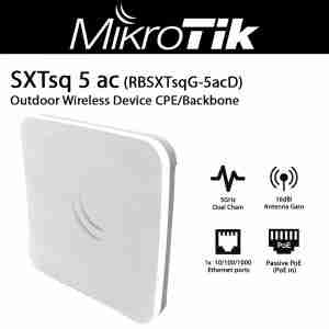 Mikrotik SXT SQ 5AC Outdoor CPE Front View