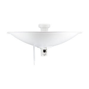 Ubiquiti PBE-M5-400 antenna mounted outdoors on pole