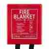Fire blanket 1.2m*1.2m with PVC packaging