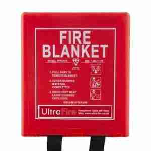 Fire blanket 1.2m*1.2m with PVC packaging