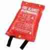 Fire blanket 1.8m*1.8m with PVC packaging