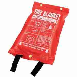 Fire blanket 1.8m*1.8m with PVC packaging