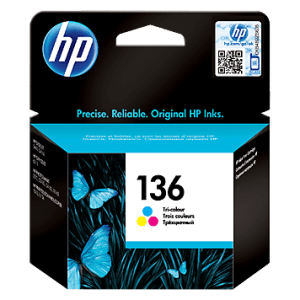 HP 136 Tri-color Original Ink Cartridge (C9361HE)