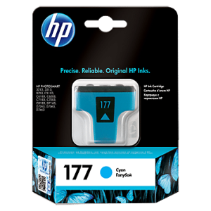 HP 177 Cyan Original Ink Cartridge (C8771HE)