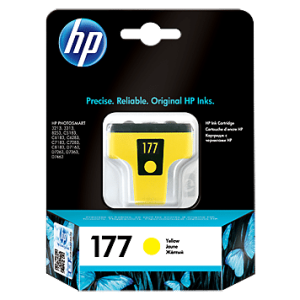 HP 177 Yellow Original Ink Cartridge (C8773HE)
