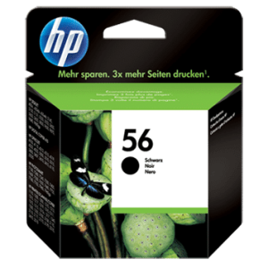 HP 56 Black Original Ink Cartridge (C6656AE)