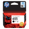 HP 655 Black Original Ink Advantage Cartridge (CZ109AE)