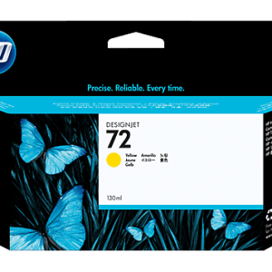 HP 72 130-ml Yellow DesignJet Ink Cartridge (C9373A)