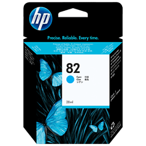 HP 82 69-ml Cyan DesignJet Ink Cartridge (C4911A)