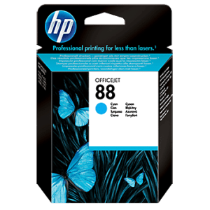 HP 88 Cyan Original Ink Cartridge (C9386AE)