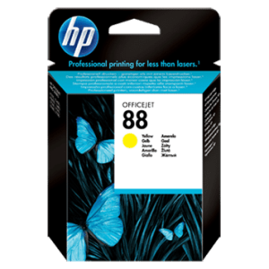 HP 88 Yellow Original Ink Cartridge (C9388AE)⁸