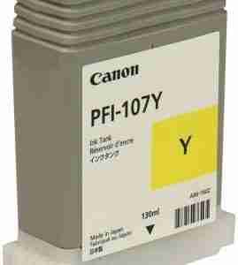 Canon PFI-107 Yellow Dye Ink Tank cartridge