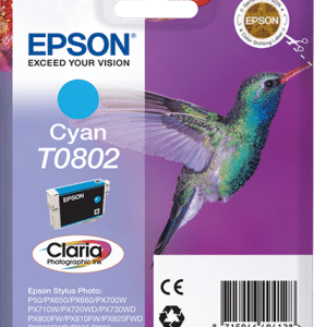 Epson T0802 Cyan Ink Cartridge