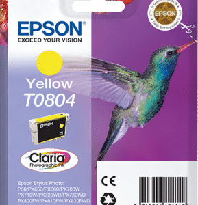 Epson T0804 Yellow Ink Cartridge
