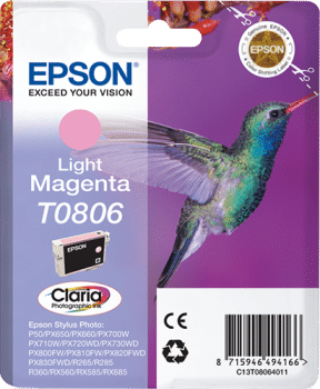 Epson T0806 Light Magenta Ink Cartridge