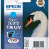 Epson T0812 Cyan Ink Cartridge (High Capacity)