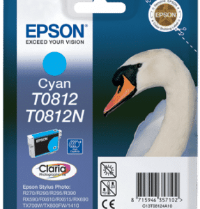 Epson T0812 Cyan Ink Cartridge (High Capacity)