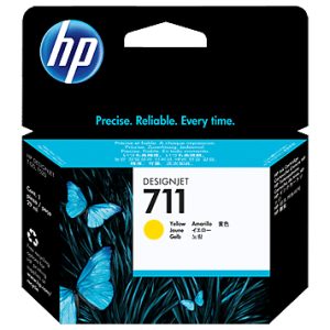 HP 711 29-ml Yellow Ink Cartridge (CZ132A)