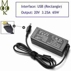 20V 3.25A 65W USB Tip AC Charger for Lenovo T460 Ideapad G50