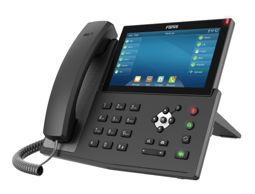 Fanvil X7 IP phone with 7-inch color touchscreen and DSS keys