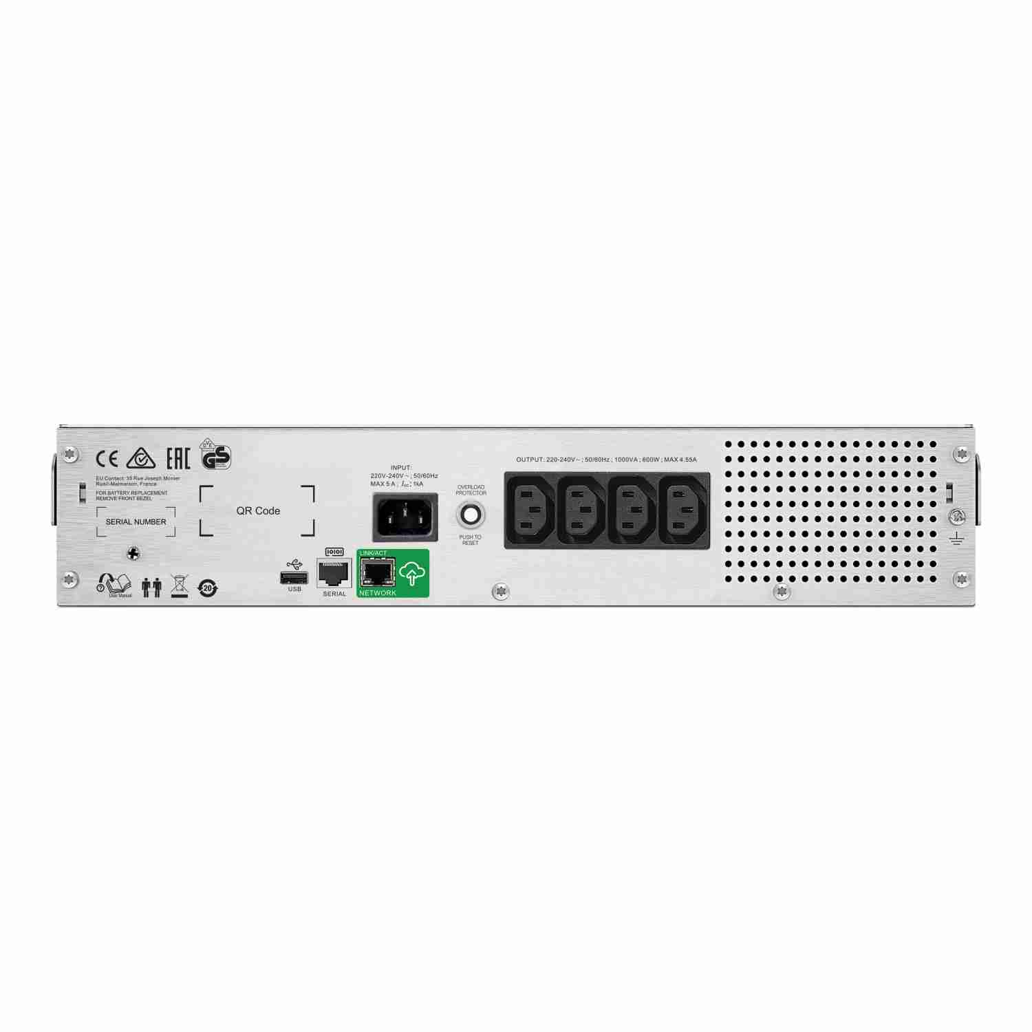 Back panel APC rackmount UPS with SmartConnect Kenya
