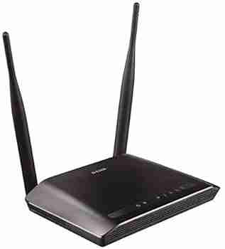 Compact black D-Link N300 router ideal for homes in Kenya