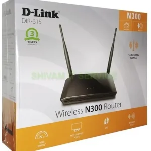D-Link DIR-615 Router used for streaming, online classes, and gaming