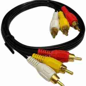 3 Rca to 3 Rca 1.5M Cable