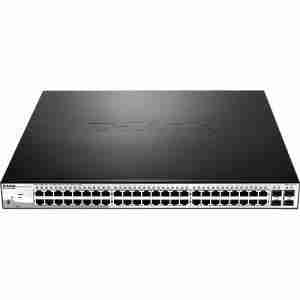 D-Link DGS-1210-52MP 48-Port Gigabit PoE Smart Managed Switch – 370W Power Budget