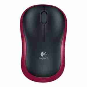 Logitech Wireless Mouse M185 Red - 910-002237