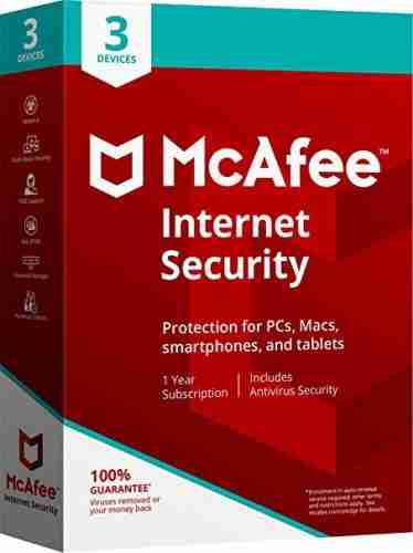 McAfee Antivirus 3 User 1 Year