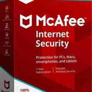 McAfee Internet Security 3 User 1 Year