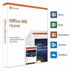 Microsoft Office 365 Family - 1 Year Africa only Medialess 6 Users