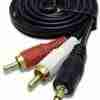 STEREO TO 2 RCA 5 METERS CABLE